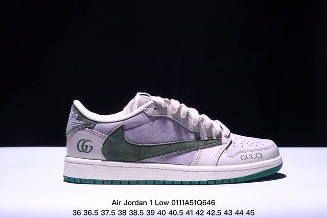 Travis Scott X Air Jordan 1 Low Og Aj1 乔1联名倒勾 Dm7866-162 #行业天花板产物 全部原鞋开发生产 极致还原