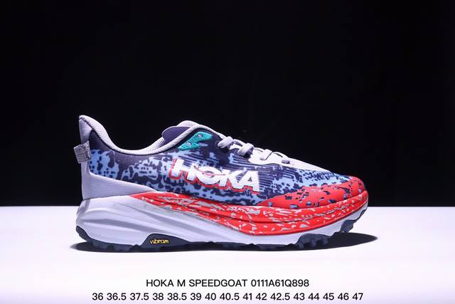 公司级小红书推荐hoka M Speedgoat 6全新配色 这个品牌来自于新西兰的毛利语，Hoka表示大地，One One表示飞越，连起来就是飞越地平线，On