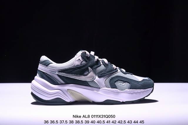 公司级nike Al8 复古单品 公司级nike Al8 舒适简约 减震耐磨 低帮 跑步鞋 女款 黑白红 货号：Fj3794-400 尺码：36 36.5 37