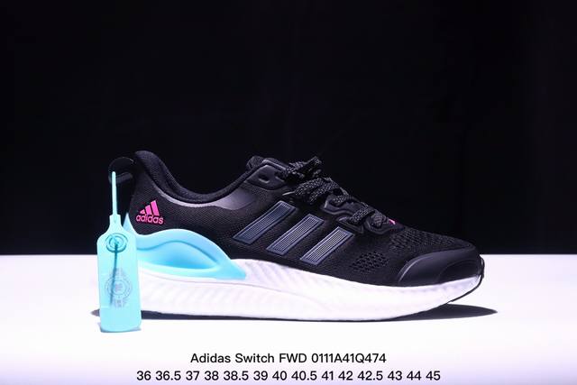 Adidas Switch Fwd 阿尔法 公司级 Adidas Switch Fwd阿尔法爆米花网面透气休闲跑鞋 货号：Cg4362 尺码：36 36.5 3