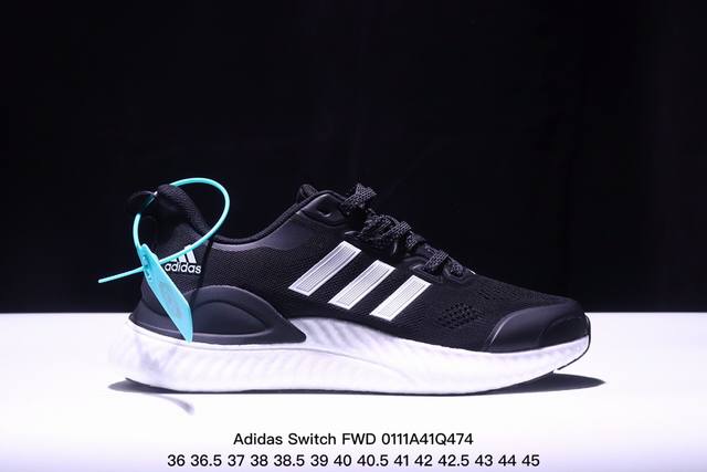 Adidas Switch Fwd 阿尔法 公司级 Adidas Switch Fwd阿尔法爆米花网面透气休闲跑鞋 货号：Cg4362 尺码：36 36.5 3