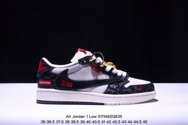 海外爆款限量发售！公司级 Travis Scott X Fragment Design X Jordan Air Jordan 1 Low Og Sp “Sup