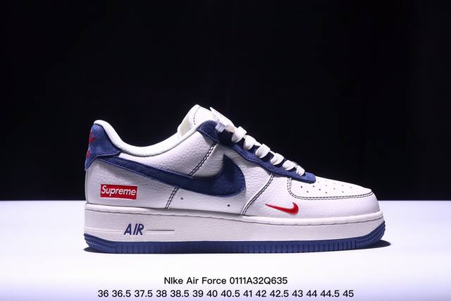 海外限量发售！公司级nike Air Force 1 '07 Low “北面联名--米黑红尾”空军一号 低帮 运动鞋 休闲鞋 折边针车 工艺难度大 原楦头原纸板