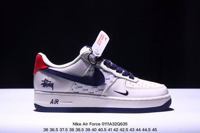 海外限量发售！公司级nike Air Force 1 '07 Low “北面联名--米黑红尾”空军一号 低帮 运动鞋 休闲鞋 折边针车 工艺难度大 原楦头原纸板