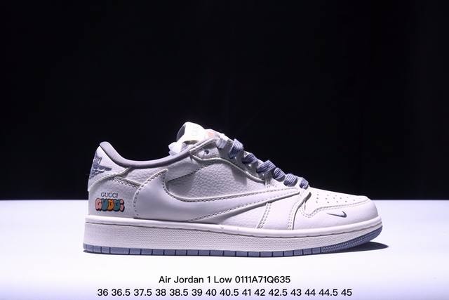 海外爆款限量发售！公司级 Travis Scott X Fragment Design X Jordan Air Jordan 1 Low Og Sp 迪奥联名