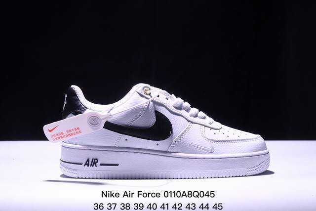 Nike Air Force 1 ’07 Low 空军一号低帮百搭休闲运动板鞋。柔软、弹性十足的缓震性能和出色的中底设计，横跨复古与现代的外型结合，造就出风靡全