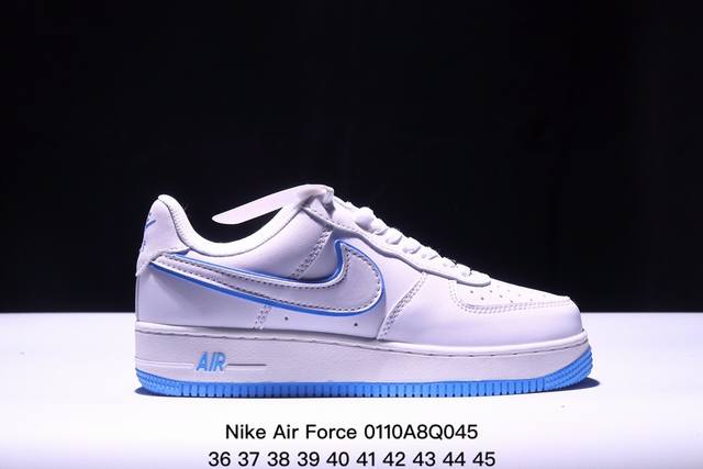 Nike Air Force 1 ’07 Low 空军一号低帮百搭休闲运动板鞋。柔软、弹性十足的缓震性能和出色的中底设计，横跨复古与现代的外型结合，造就出风靡全