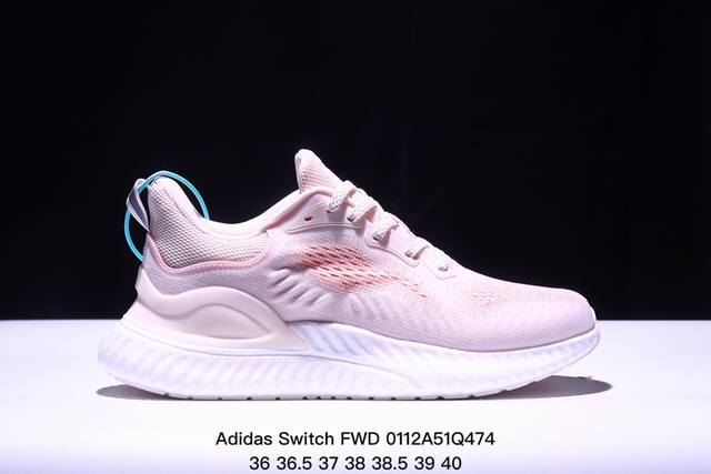 Adidas Switch Fwd 阿尔法 公司级 Adidas Switch Fwd阿尔法爆米花网面透气休闲跑鞋 货号：Cg4362 尺码：36 36.5 3