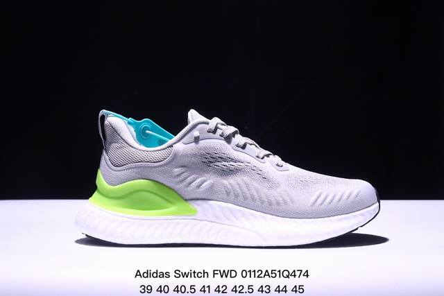 Adidas Switch Fwd 阿尔法 公司级 Adidas Switch Fwd阿尔法爆米花网面透气休闲跑鞋 货号：Cg4362 尺码：36 36.5 3