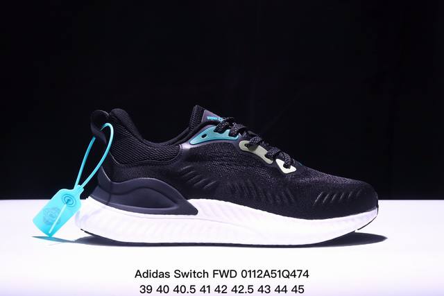 Adidas Switch Fwd 阿尔法 公司级 Adidas Switch Fwd阿尔法爆米花网面透气休闲跑鞋 货号：Cg4362 尺码：36 36.5 3