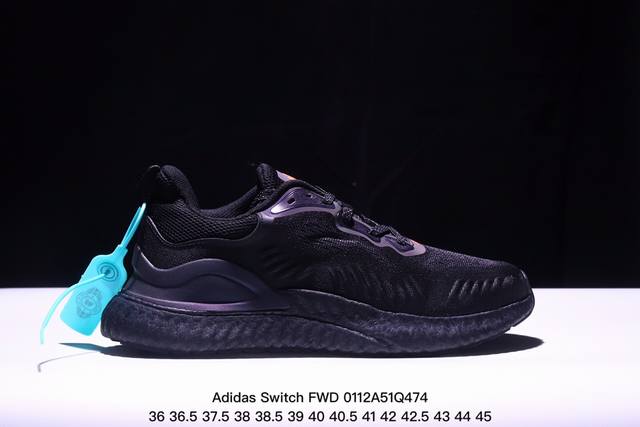 Adidas Switch Fwd 阿尔法 公司级 Adidas Switch Fwd阿尔法爆米花网面透气休闲跑鞋 货号：Cg4362 尺码：36 36.5 3