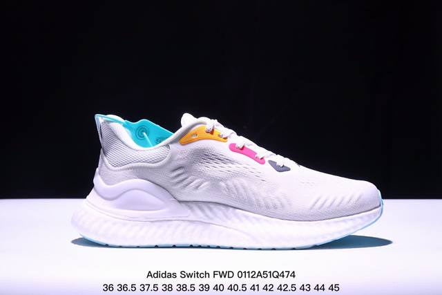 Adidas Switch Fwd 阿尔法 公司级 Adidas Switch Fwd阿尔法爆米花网面透气休闲跑鞋 货号：Cg4362 尺码：36 36.5 3