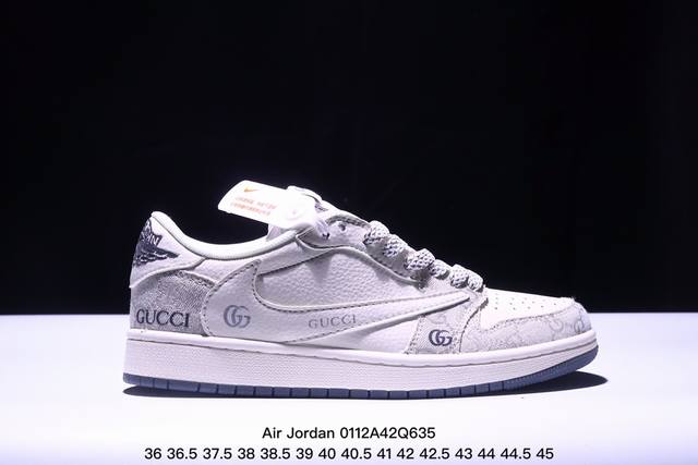 独家实拍travis Scott X Fragment Design X Air Jordan 1 Low Og Sp Aj1 乔1 Supreme联名-猪八高