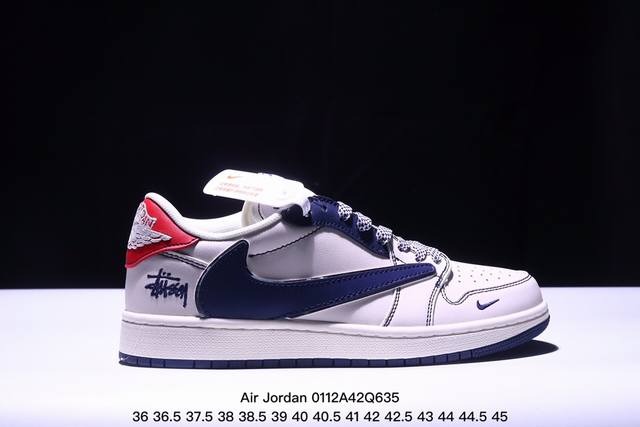 独家实拍travis Scott X Fragment Design X Air Jordan 1 Low Og Sp Aj1 乔1 Supreme联名-猪八高