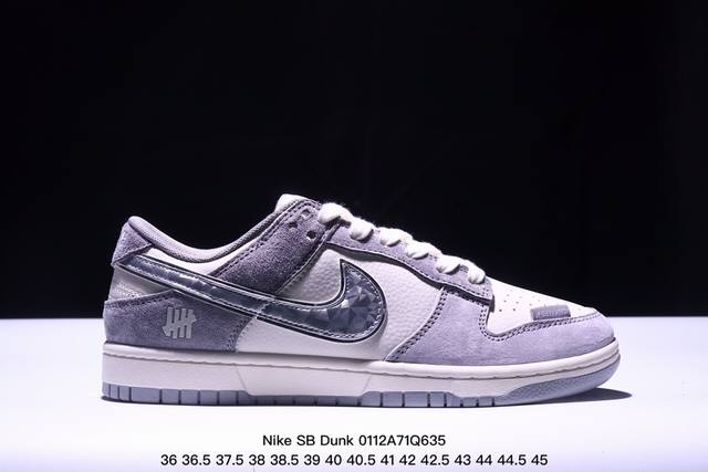 海外爆款限量发售！公司级 Nike Sb Dunk Low“Un系列 钻石灰勾” 周年高端定制 低帮休闲板鞋 定制鞋盒 大厂纯原品质出货 超高清洁度 皮料切割干