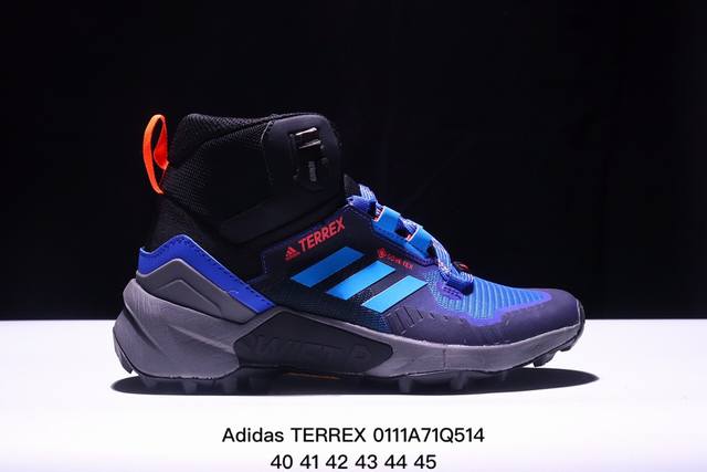 公司级adidas Terrex Swift R3 Mid Gtx阿迪达斯男子防水登山鞋 货号:Gy6765 尺码：40～45 Xm0111Q514