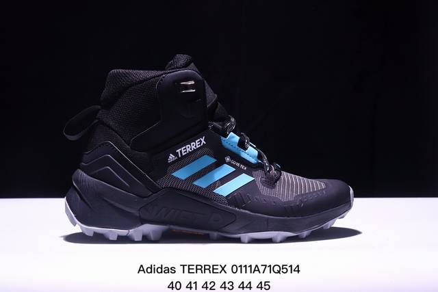 公司级adidas Terrex Swift R3 Mid Gtx阿迪达斯男子防水登山鞋 货号:Gy6765 尺码：40～45 Xm0111Q514