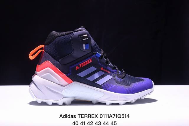 公司级adidas Terrex Swift R3 Mid Gtx阿迪达斯男子防水登山鞋 货号:Gy6765 尺码：40～45 Xm0111Q514