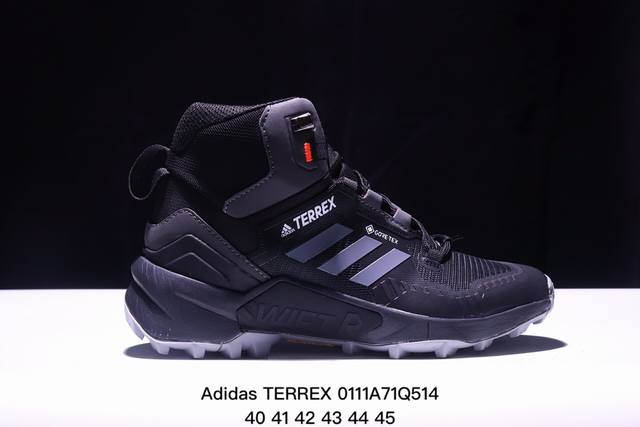 公司级adidas Terrex Swift R3 Mid Gtx阿迪达斯男子防水登山鞋 货号:Gy6765 尺码：40～45 Xm0111Q514