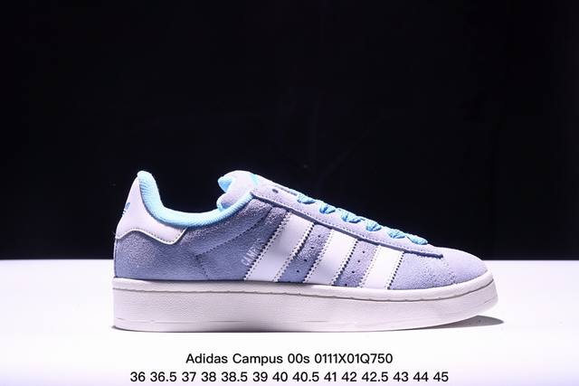 阿迪达斯adidas Originals Campus 00S系列 面包风经典复古低帮百搭休闲运动板鞋 货号:Hq9072 尺码:36 36.5 37 38 3