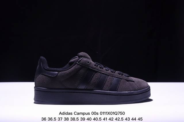 阿迪达斯adidas Originals Campus 00S系列 面包风经典复古低帮百搭休闲运动板鞋 货号:Hq9072 尺码:36 36.5 37 38 3