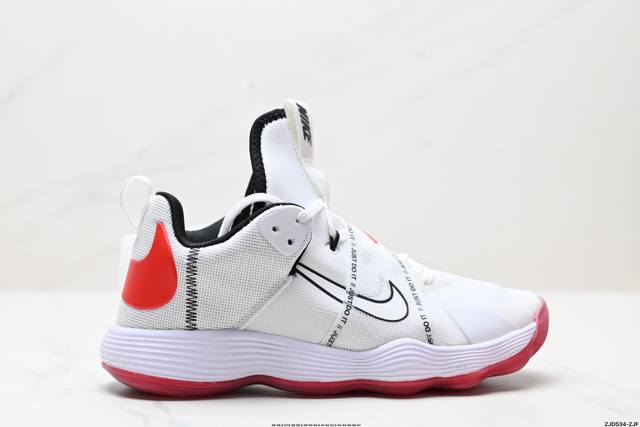 公司级耐克Nike React Hyperset袜套加绑带运动 排球鞋男女鞋 货号:Dj4473-101 尺码:36 36.5 37.5 38 38.5 39