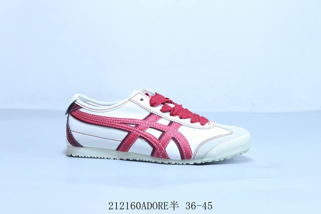 亚瑟士 Asics Onitsuka Tiger 鬼冢虎 原装四联吊牌 中底纸板钢印 日系轻便运动休闲鞋 212160Adore半 36-45