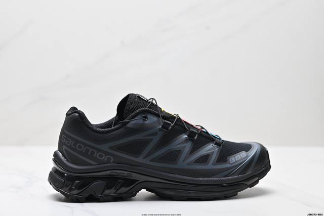 公司级Salomon Xa Pro Xt-6 Gtx萨洛蒙户外越野跑鞋 鞋面采用Sensifit贴合技术 全方位贴合包裹脚型 鞋跟部鞋底牵引设计 提供强大的抓地