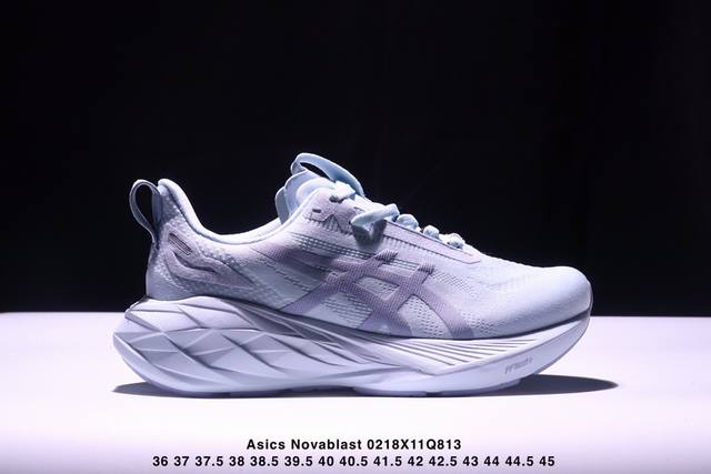 公司级Asics Novablast 4 轻量跑鞋 低帮轻量透气缓震休闲运动跑步鞋 货号:1012B510-401 尺码:36 37 37.5 38 39 39