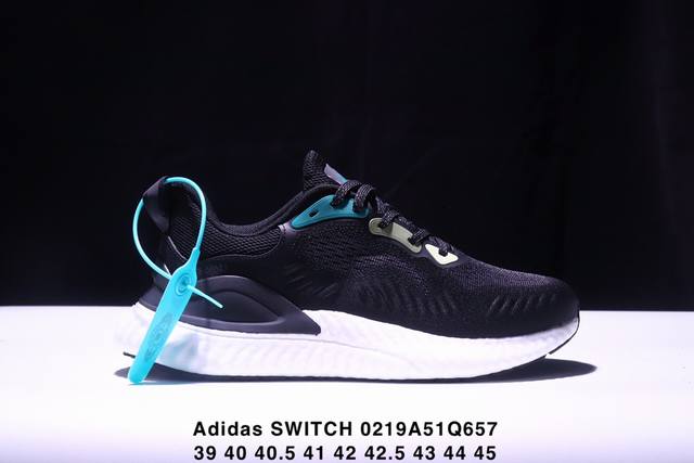 公司级阿迪Adidas Switch Fwd M阿尔法系列 公司级真标真爆 休闲运动套脚慢跑鞋 德国Continental马牌橡胶外底 升级爆米花 极具踩”屎“