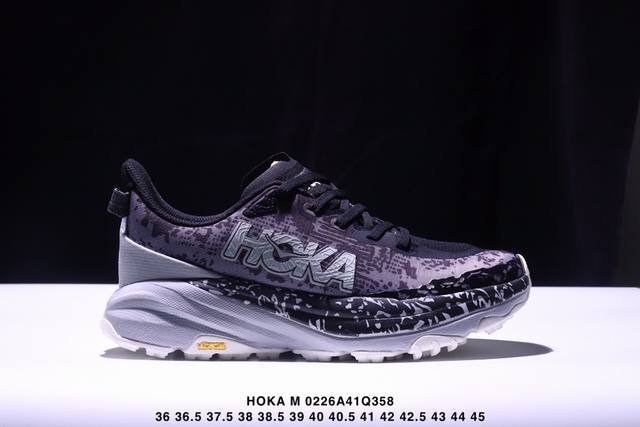 公司级小红书推荐Hoka M Speedgoat 6全新配色 这个品牌来自于新西兰的毛利语，Hoka表示大地，One One表示飞越，连起来就是飞越地平线，On