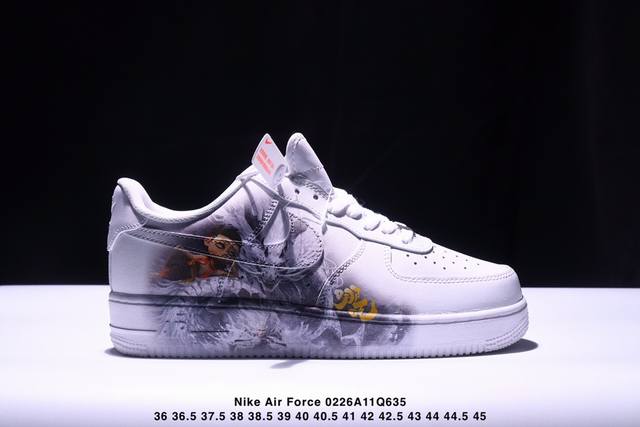 耐克Nike Air Force 1 Low 空军一号哪吒联名 低帮百搭休闲运动板鞋。柔软、弹性十足的缓震性能和出色的中底设计，横跨复古与现代的外型结合，造就出